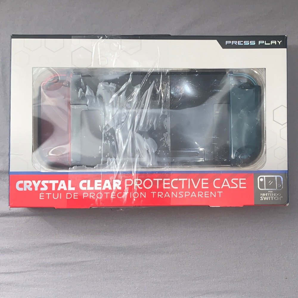 🆕- Crystal Clear Protective Case for Nintendo Switch